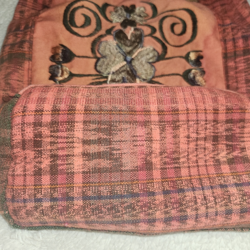 Boho Embroidered Drawstring Bag - Picture 3 of 4